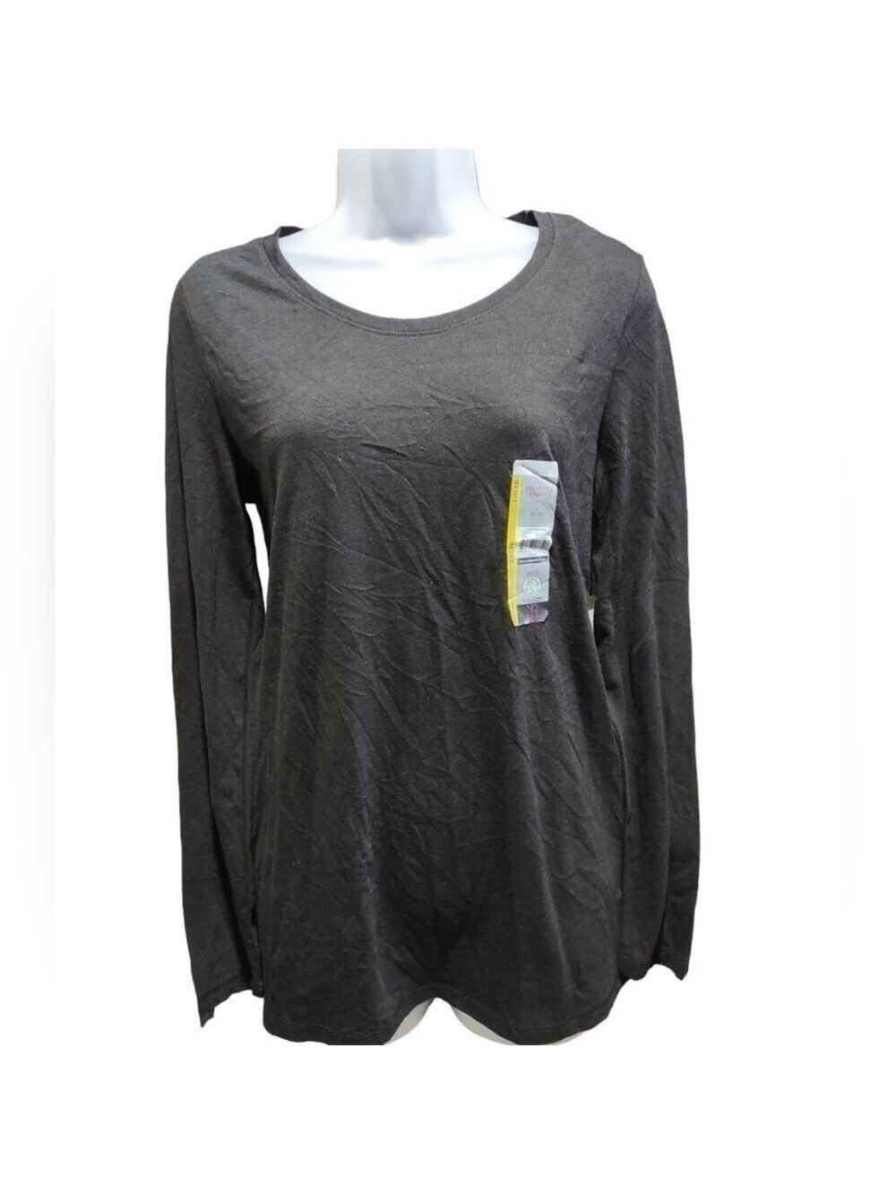 No Boundaries Juniors Black Long Sleeve Tee Shirt Large